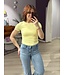NICKY - Shortsleeve top butter yellow