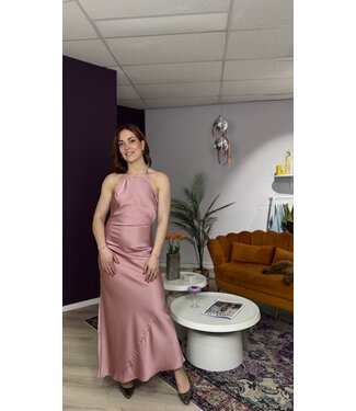 Eight Paris CAMMY - Dress satin pink
