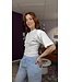 ELLIS - Cropped tee white