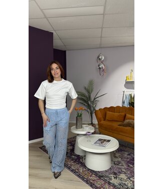 Catwalk Junkie MAYRA - Lace pants light blue