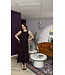 GINEA - Dress chocolate brown