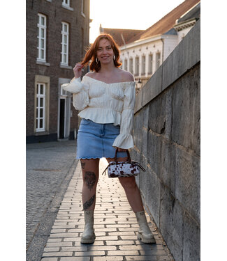 Redial FALLON - Skirt denim blue