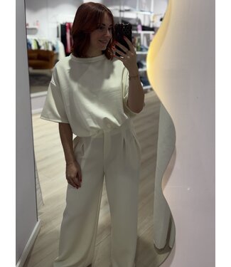 AUDREY - Pants off white