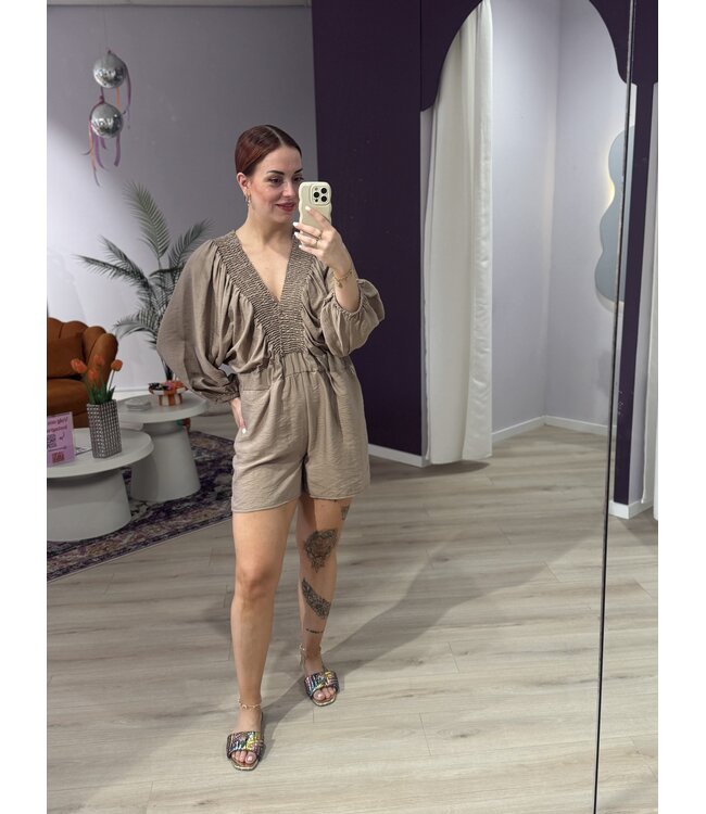 DIDI - Playsuit beige