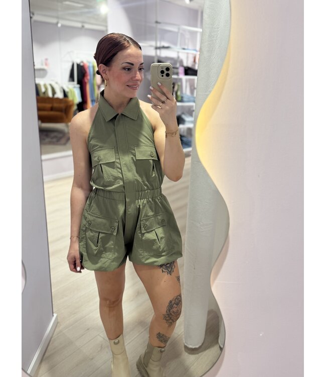 REMI - Playsuit army green