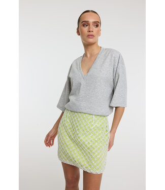 Refined Department YAEL - Skirt lime sequins