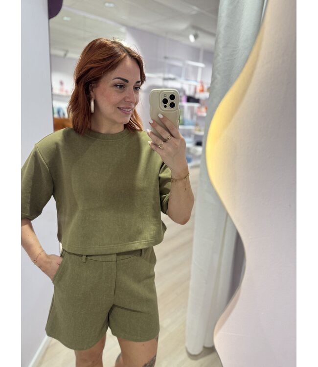 PUMA - Shorts army green