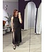 VEGIA - Dress chocolate brown