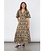 GISELA - Dress brown leo