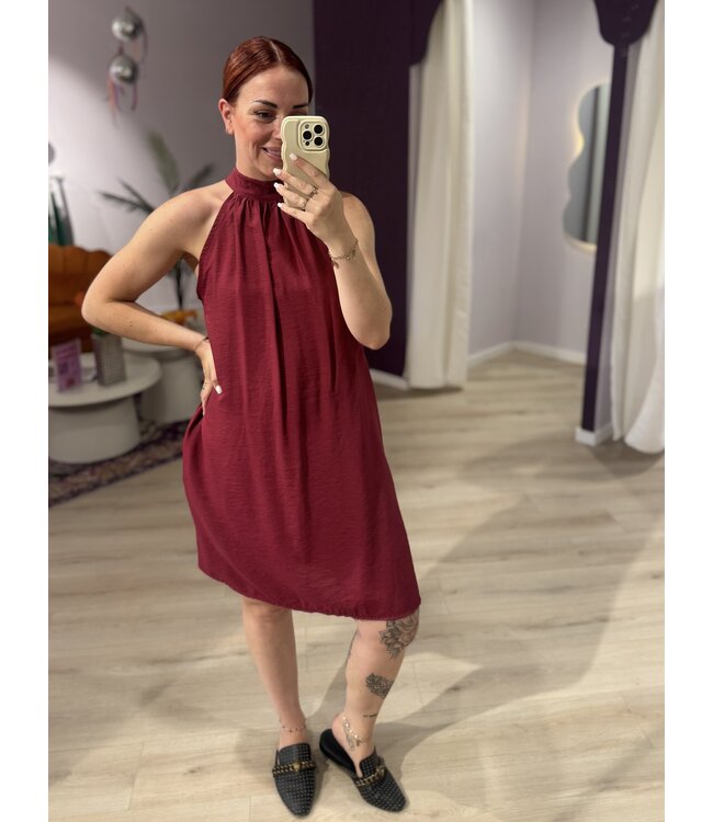 LIZZY - Dress bordeaux