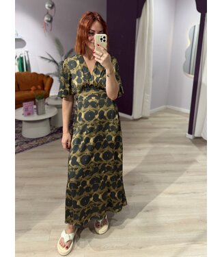 Sisterpoint GISELA - Dress brown leo