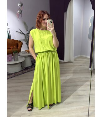 Azzurro GIGI - Skirt lime green