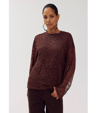 Harper & Yve ELANA - Longsleeve chocolate brown