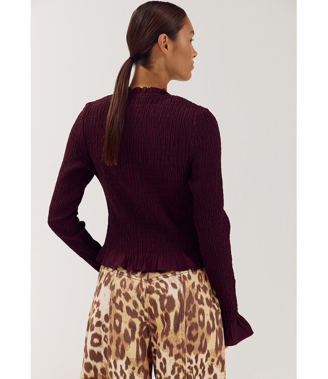VEERLE - Longsleeve bordeaux red
