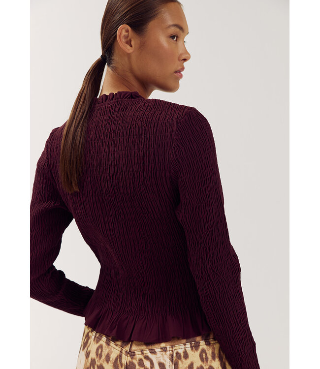 VEERLE - Longsleeve bordeaux red