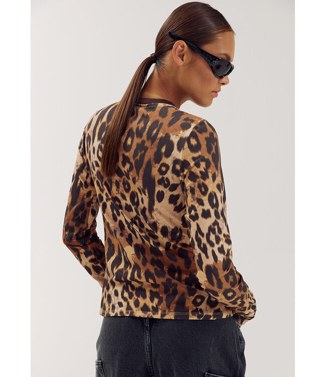 LOLITA - Longsleeve leopard