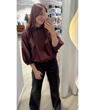 Sisterpoint GIFA - Blouse bordeaux red