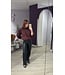 GIFA - Blouse bordeaux red
