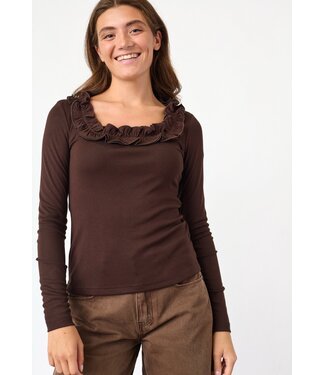Sisterpoint ELETA - Longsleeve chocolate brown