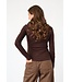 ELETA - Longsleeve chocolate brown