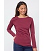 VEDA - Longsleeve bordeaux red