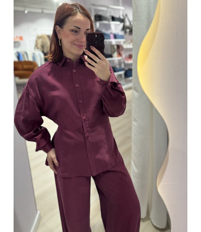 HELENA - Blouse rumba red