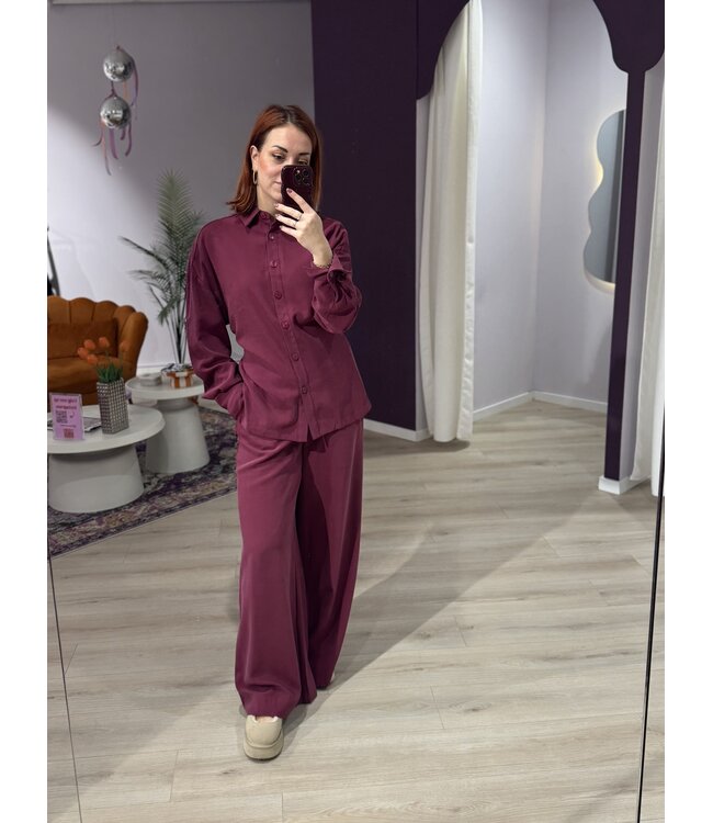 MEIKE - Pants rumba red