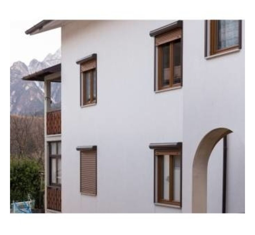 Drutex voorgemonteerde rolluik ronde doos