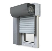 Frontaanbouwroldeur Aluprof SKP halfrond