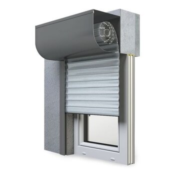 Frontaanbouwroldeur Aluprof SKP halfrond