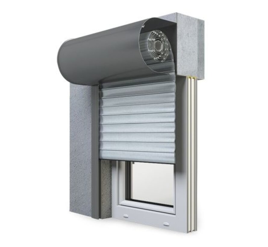 Frontaanbouw rolluik Aluprof SKO-P ronde doos