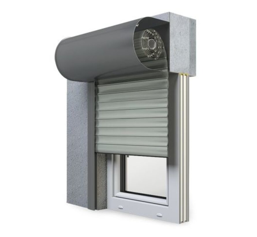 Frontaanbouw rolluik Aluprof SKO-P ronde doos