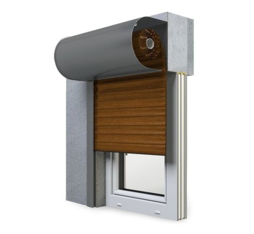 Frontaanbouw rolluik Aluprof SKO-P ronde doos