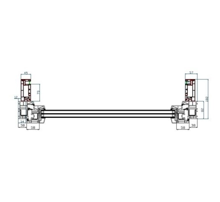 Aluprof bovenrolluik SKB Styroterm