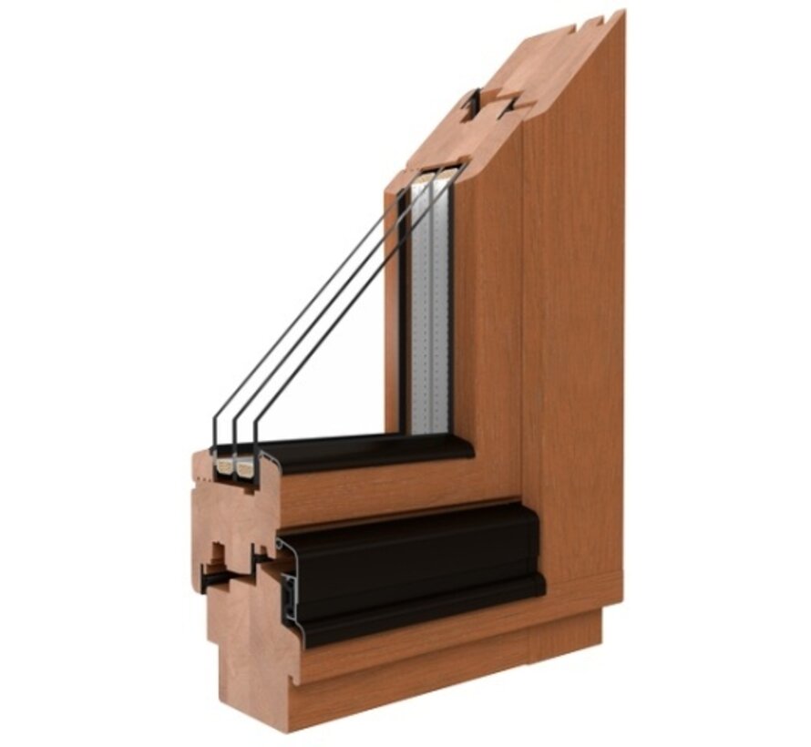 Kozijn Hout Softline 68mm