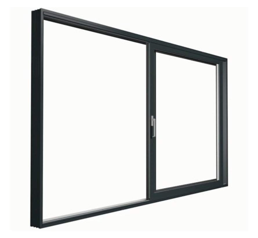 Hefschuifpui Aluminium mb77