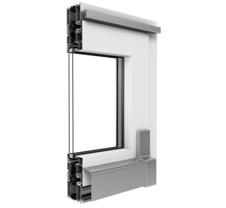 Kiepschuifpui Aluminium mb70