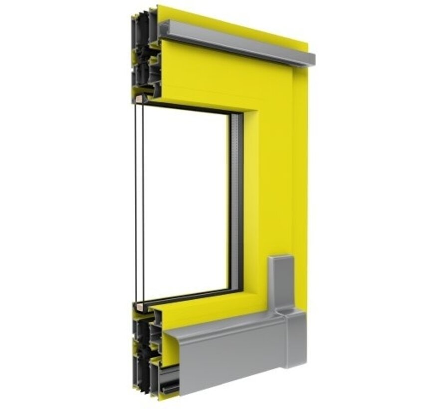 Kiepschuifpui Aluminium mb70 HI