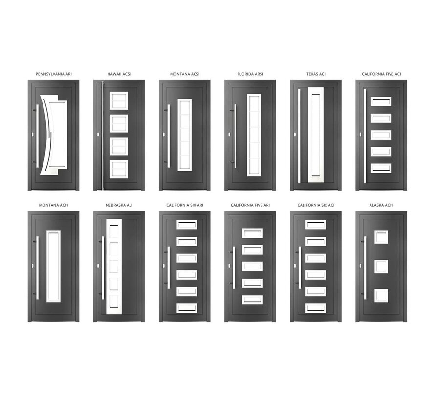 Voordeur Aluminium mb70