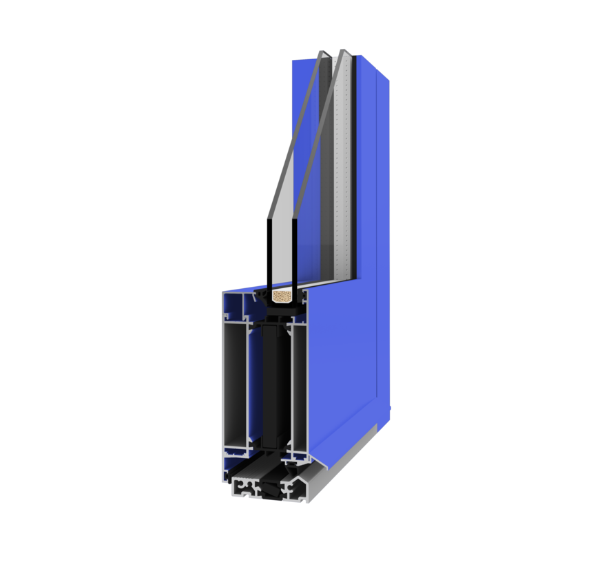 Aluminium deur MB-70HI