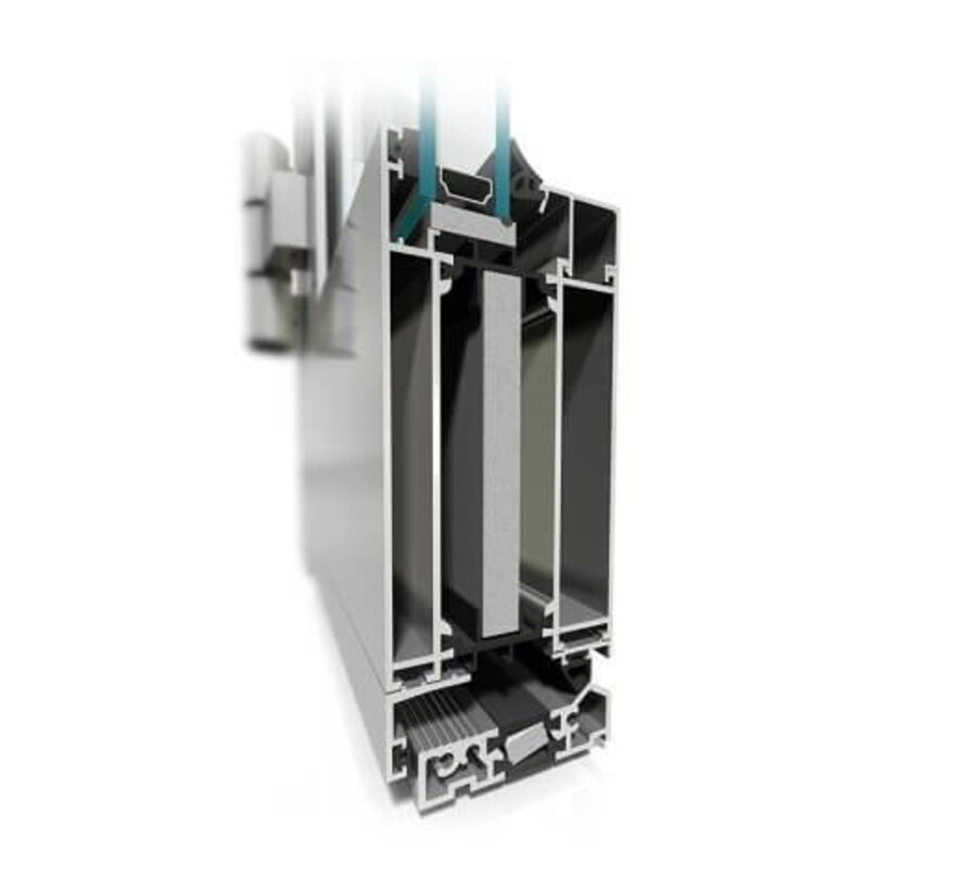 Aluminium deur MB-70HI