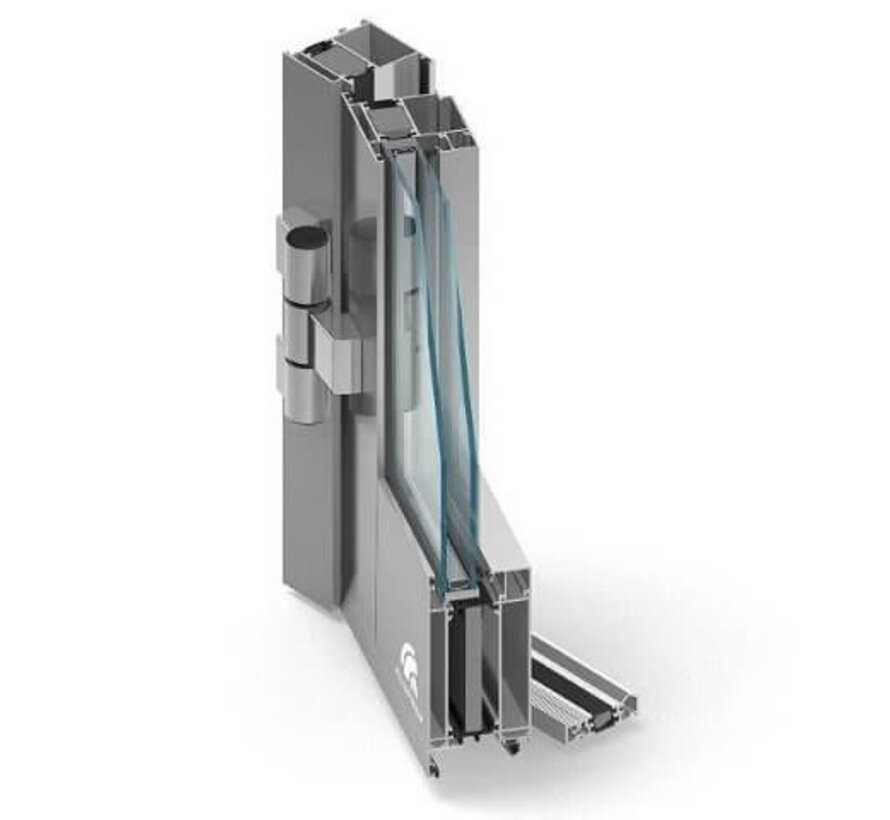 Aluminium deur MB-70HI