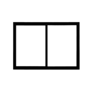 Standaard voorraad Schuifpui zwart 200x200