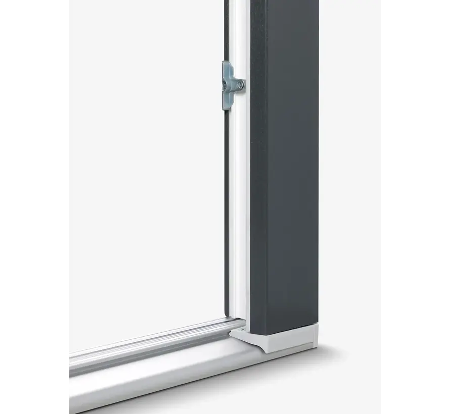 - Antraciet 2/3 glas deur