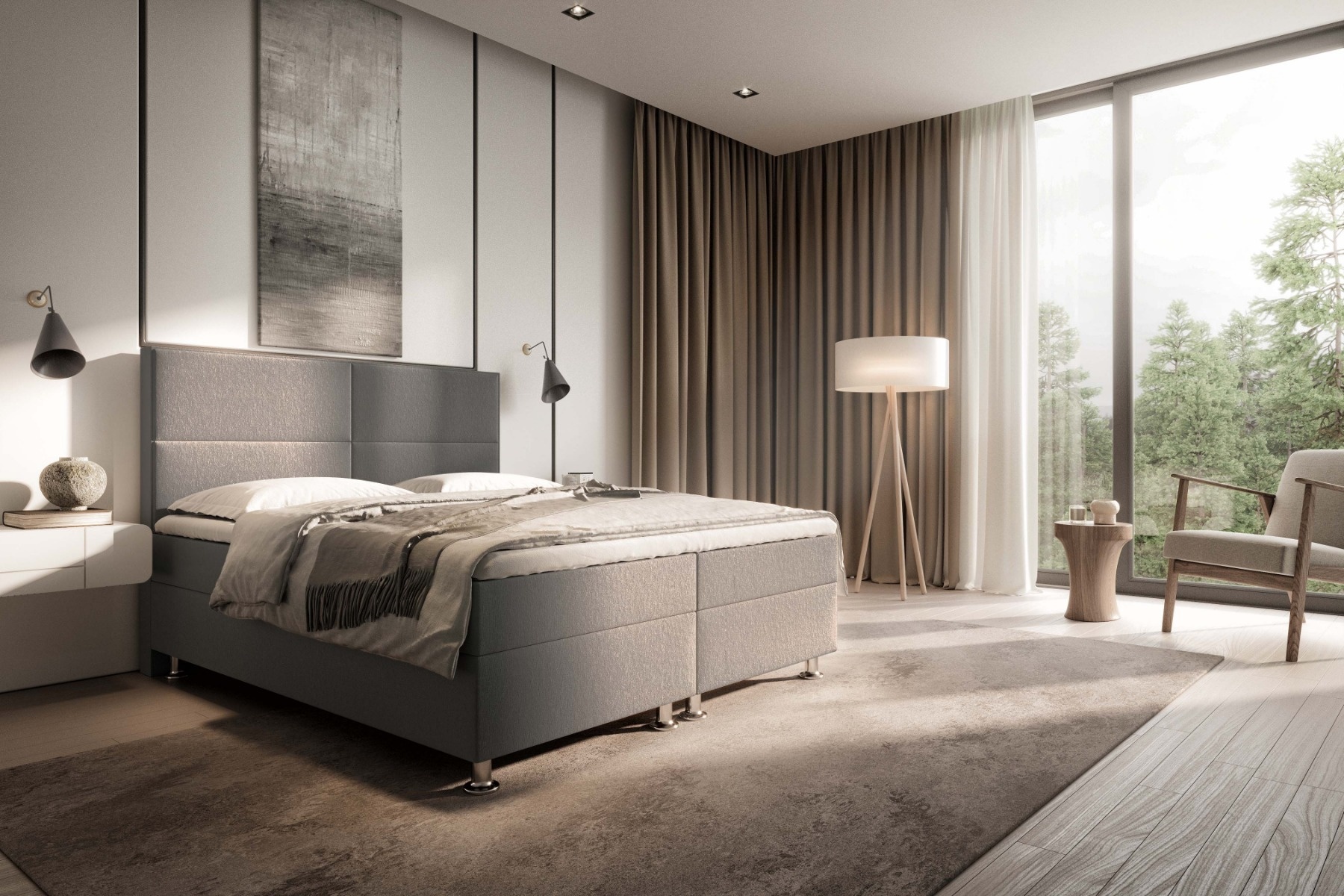 Boxspring met opbergruimte Las Vegas