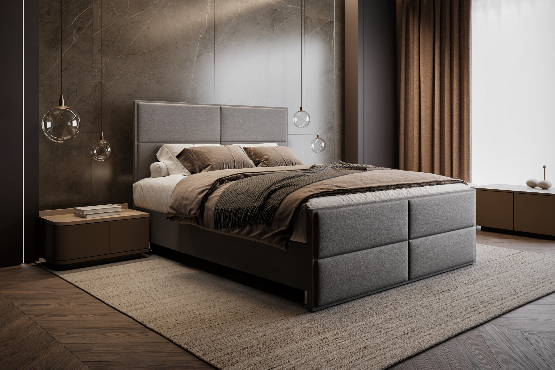 Boxspring met opbergruimte Springfield