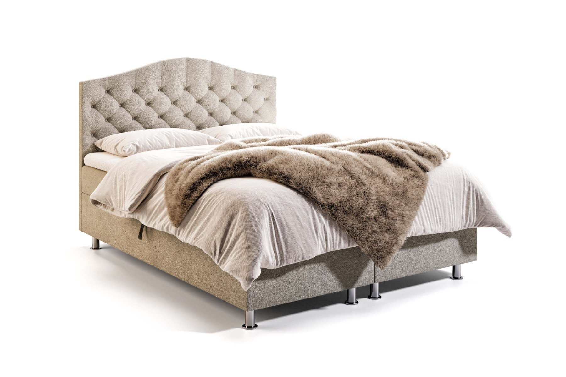 Vlakke boxspring Rimini