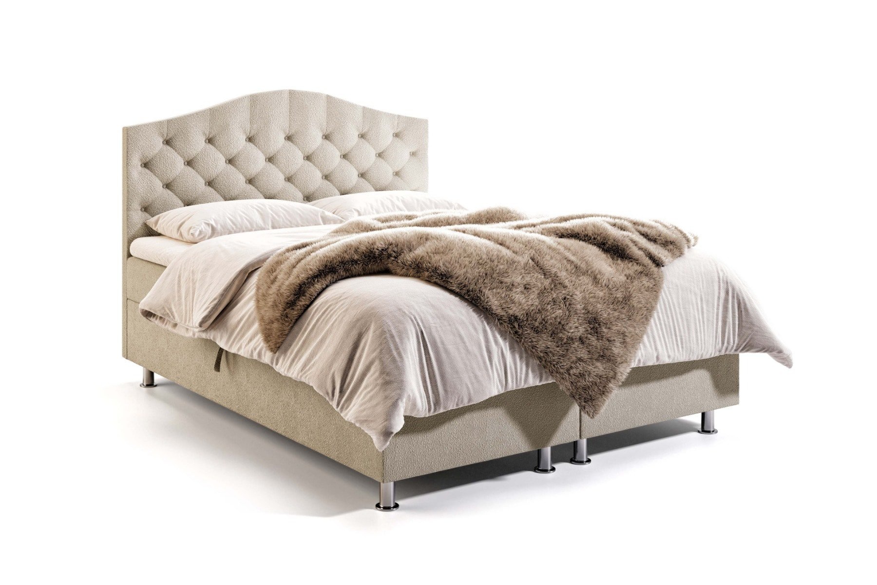 Vlakke boxspring Rimini