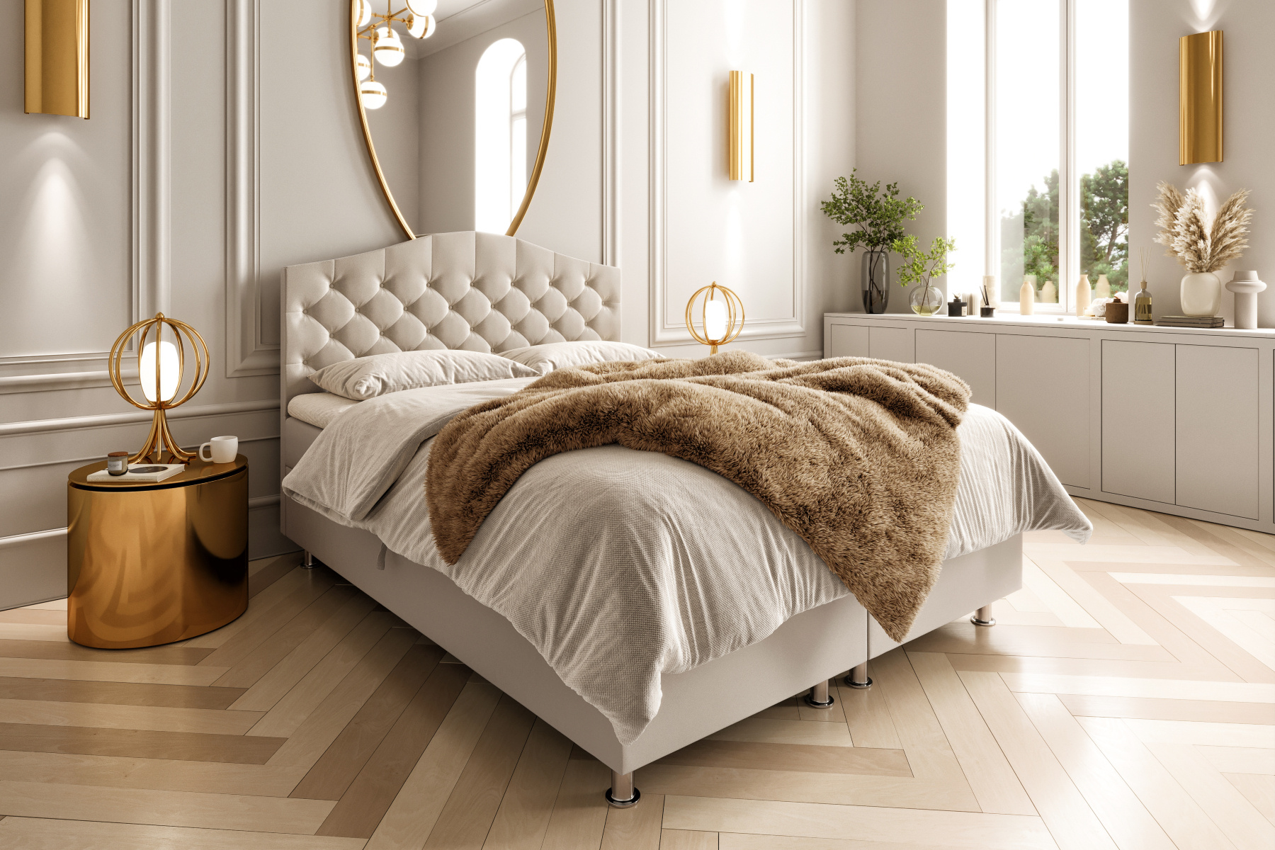 Vlakke boxspring Miami