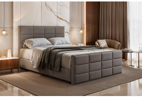 Vlakke boxspring Bari
